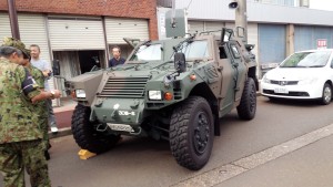 自衛隊の装甲車