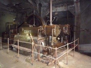 当時のままのコンプレッサー