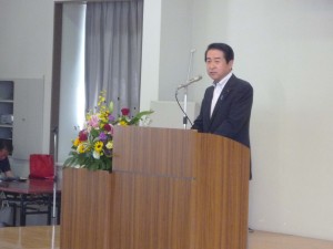 生き生き祭りでご挨拶