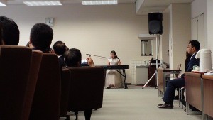 文化振興議連での佐藤英里(ひらり)ちゃん
