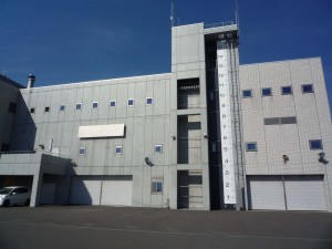 白老町消防庁舎と合同の火山対策防災拠点