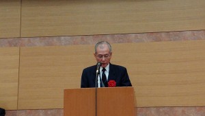 選考委員長の新大名誉教授古川氏の講評