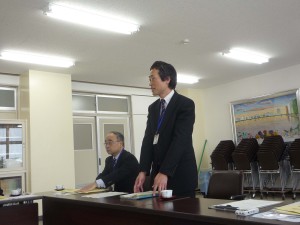 同校校長先生の挨拶