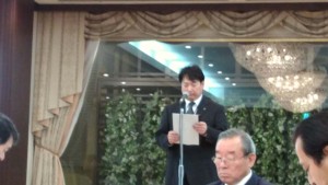 挨拶の県瓦組合理事長