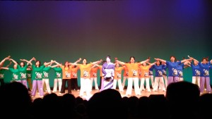 上杉さんとよさこい団体との饗演