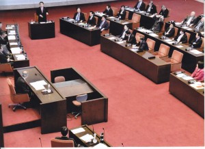 ３次連合の議場内