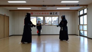 剣道高段者の演武