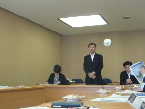 白山市議会議長歓迎の挨拶