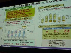 コマツの地方創生の取り組み