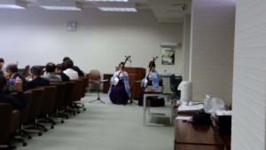 津軽三味線の演奏