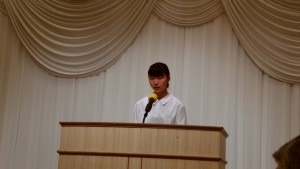 英語スピーチ大会入賞者