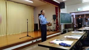 川前地区防犯講話