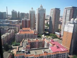 ２３階事務所より市内の眺望