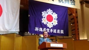 全日本空手道連盟会長の笹川尭氏