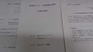 スポーツ振興議連資料