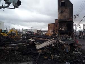 海側より駅方向