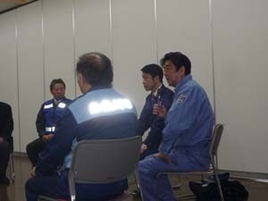 地から強いお言葉が総理より